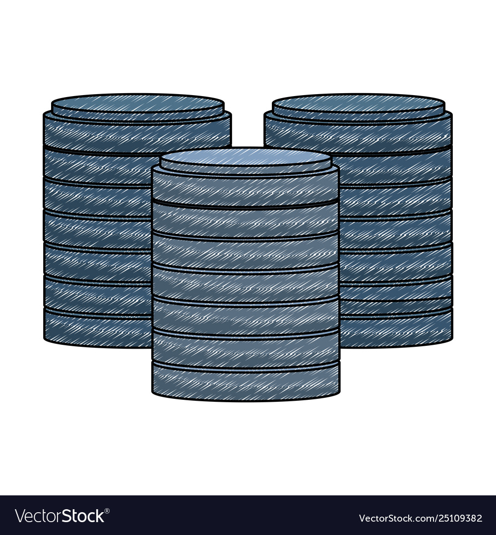 Datenträger isoliert scribble vector image Datenträger isoliert scribble