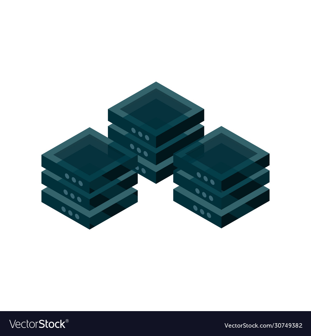 Database server device technology isometric