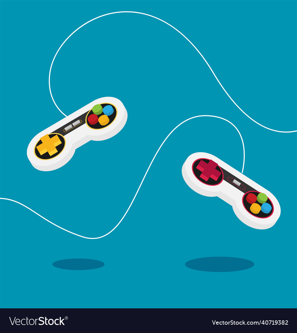 Flat design concept of game environment tools