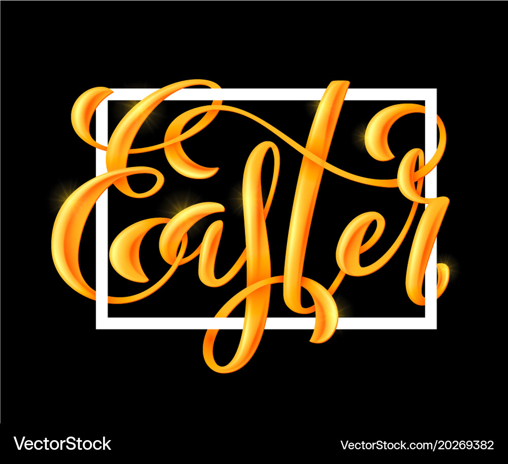 Happy easter poster Royalty Free Vector Image - VectorStock