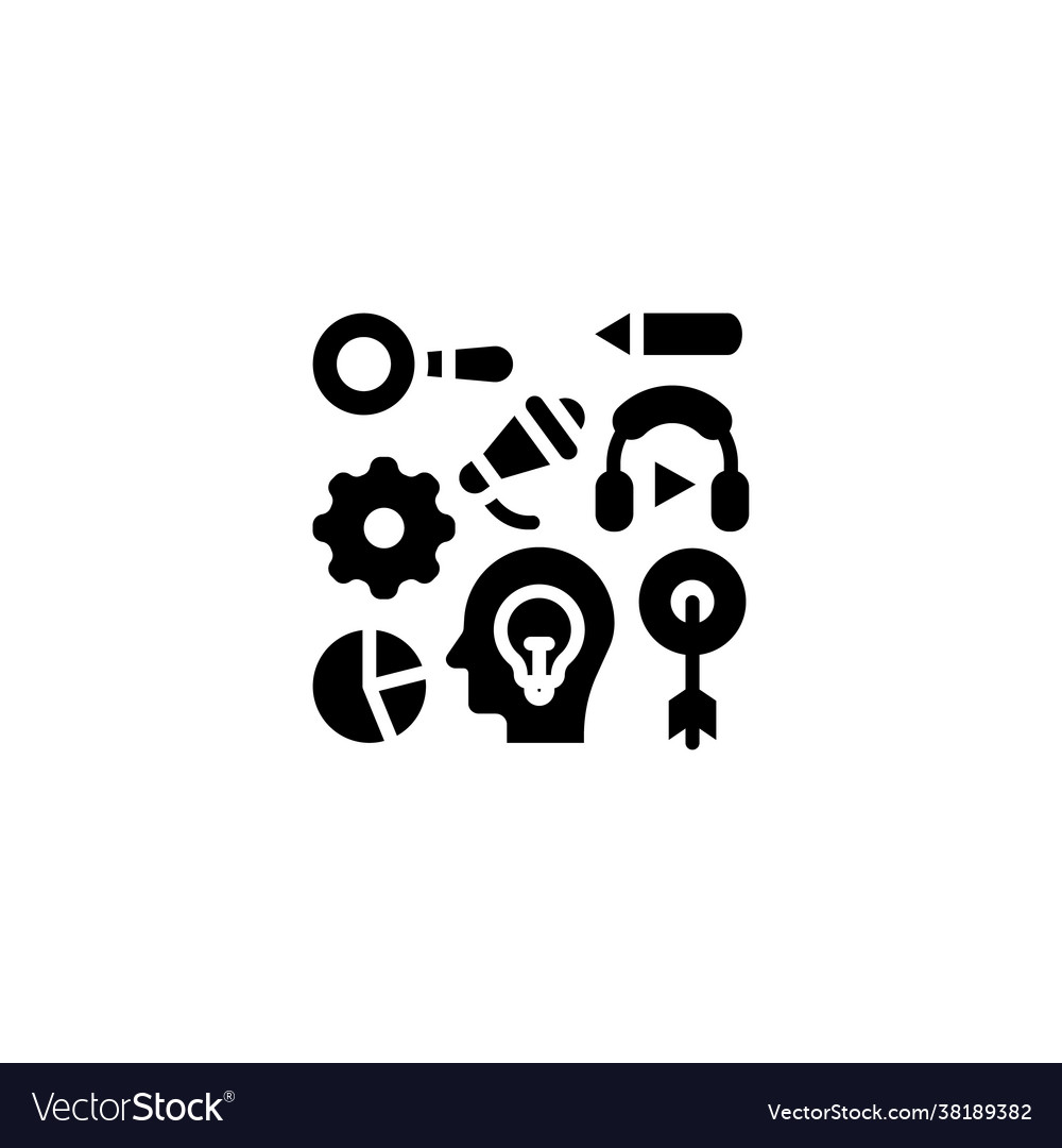 Learning icon in logotype