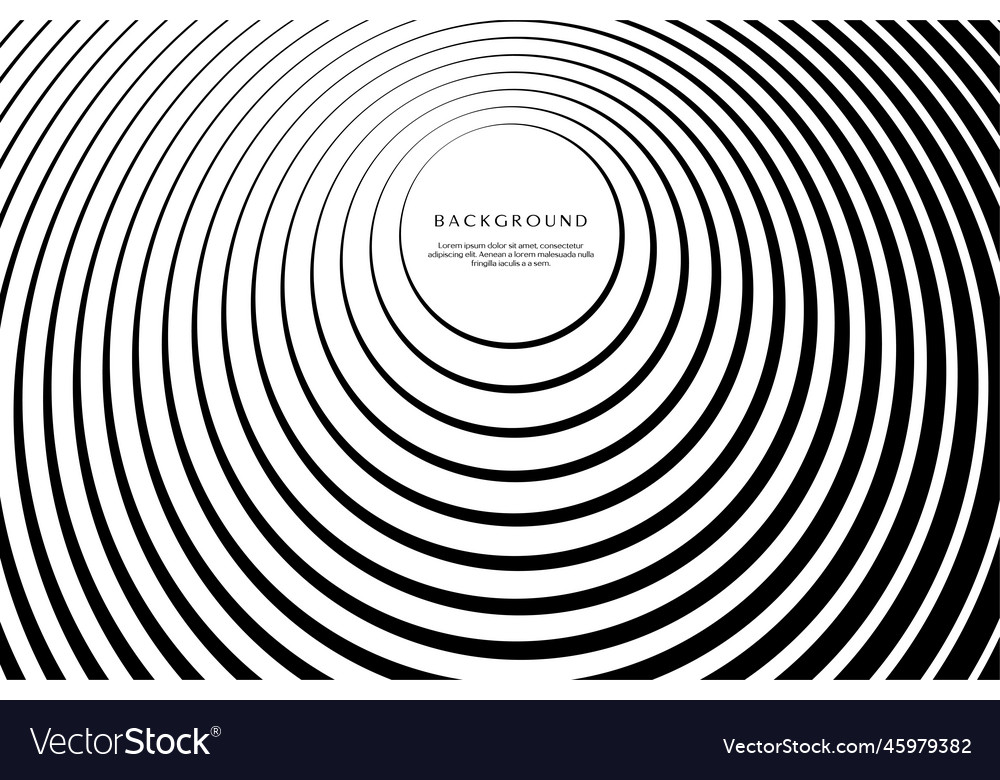 Minimalist circle flow lines abstract background vector image Minimalist circle flow lines abstract background