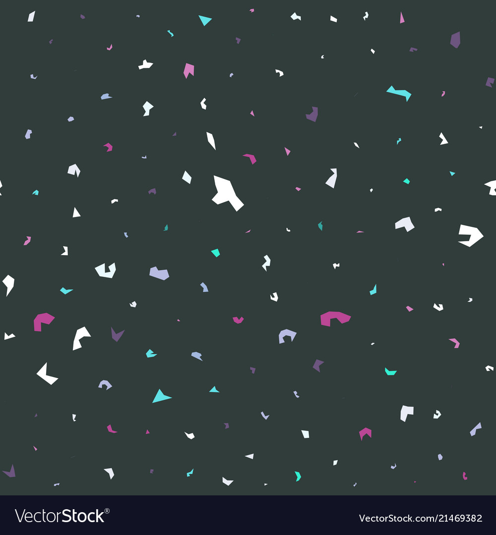 Terrazzo seamless pattern background vector image Terrazzo seamless pattern background