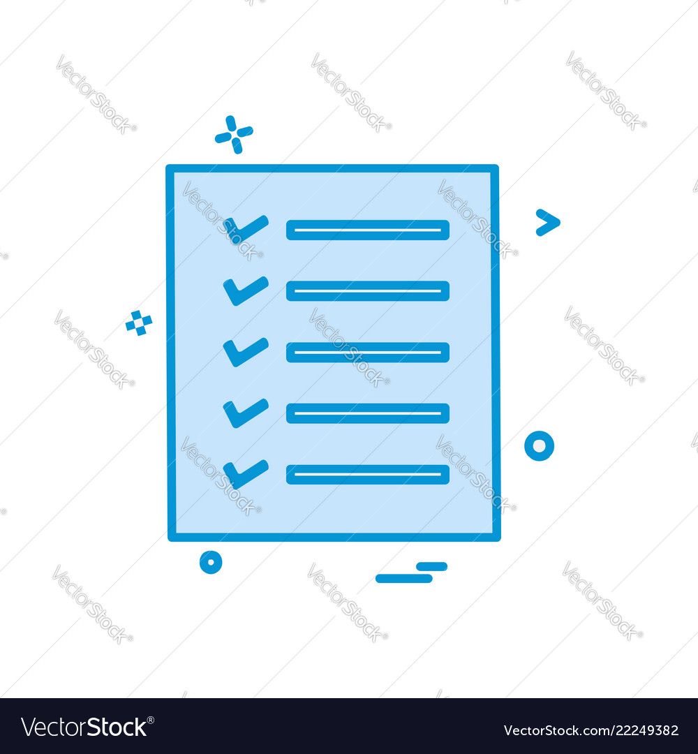 Todo list icon design Vector Image Todo list icon design
