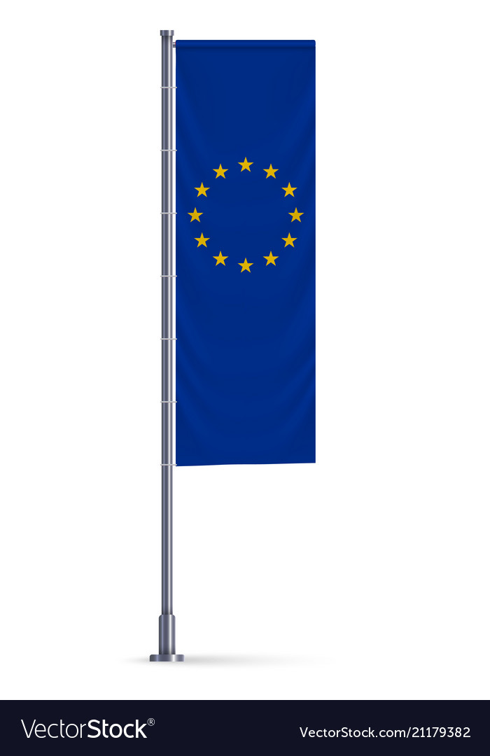 Vertical hanging flag