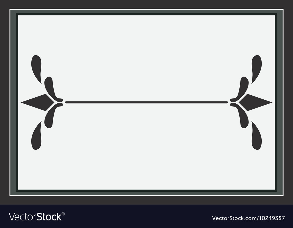 Angular vintage frame icon