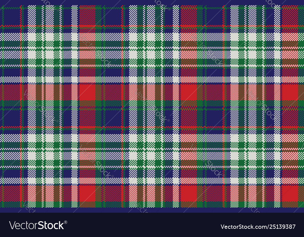 Celt Check Fabric Pattern