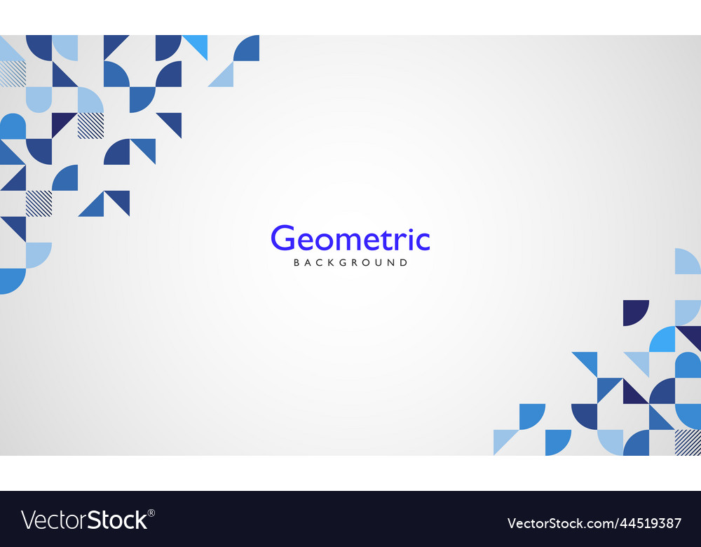Geometric abstract shapes gradient background