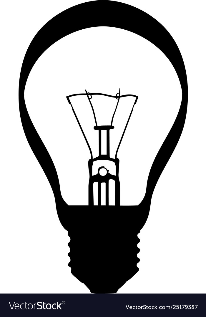 Light bulb Royalty Free Vector Image - VectorStock