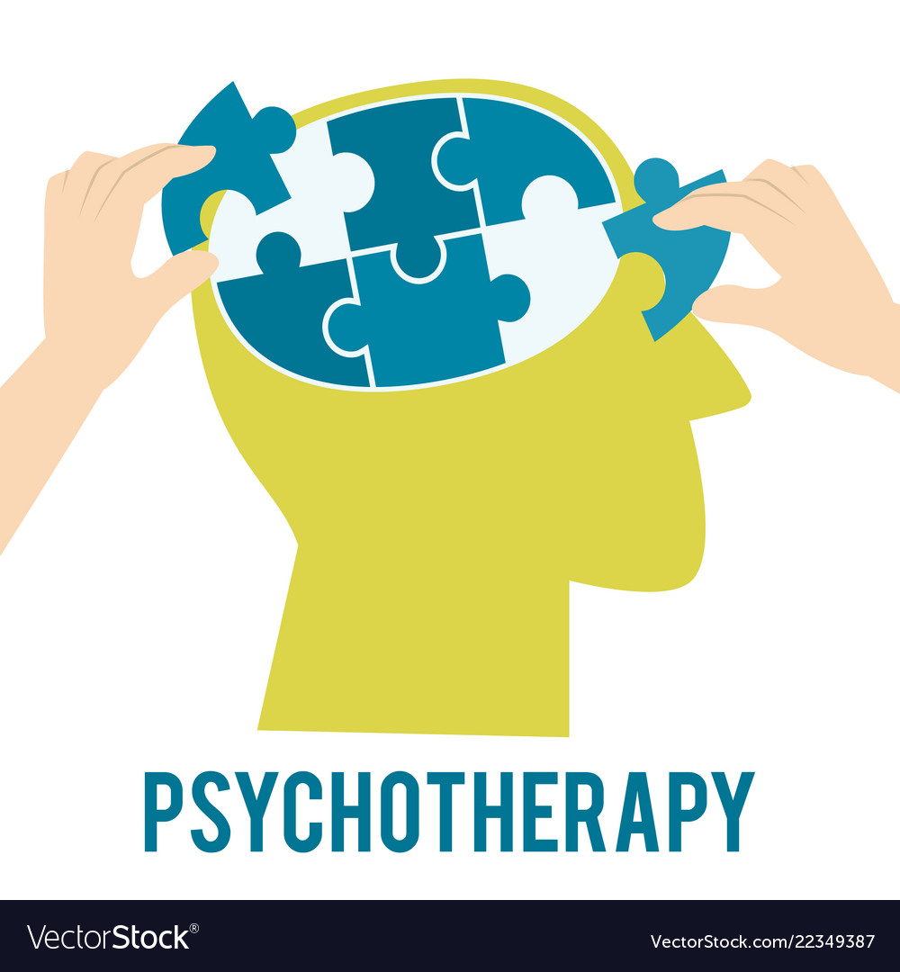 Mental health concept Royalty Free Vector Image