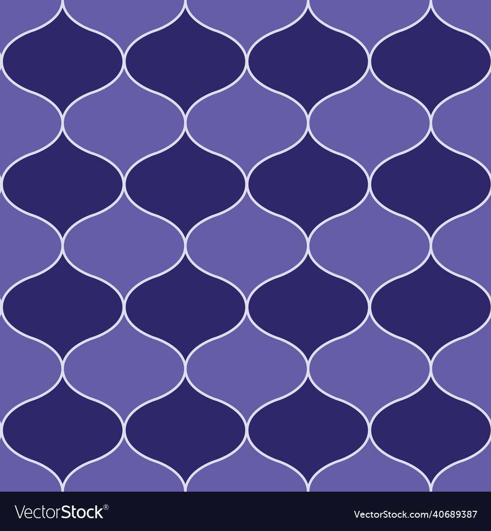 Ogee abstract seamless pattern background