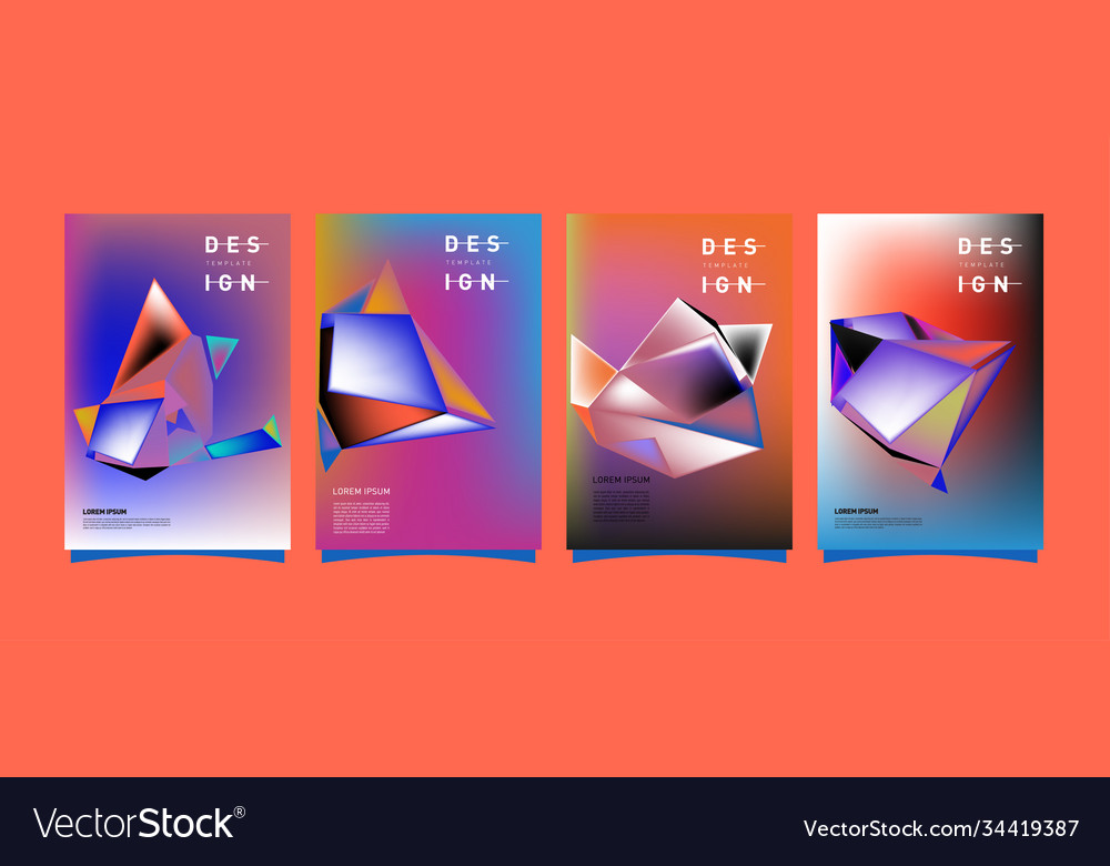 Simple colorful abstract geometric background Vector Image Simple colorful abstract geometric background