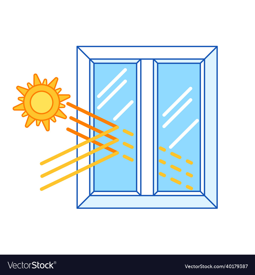 Sonnenschutz mit doppelt verglastem Fenster PVC