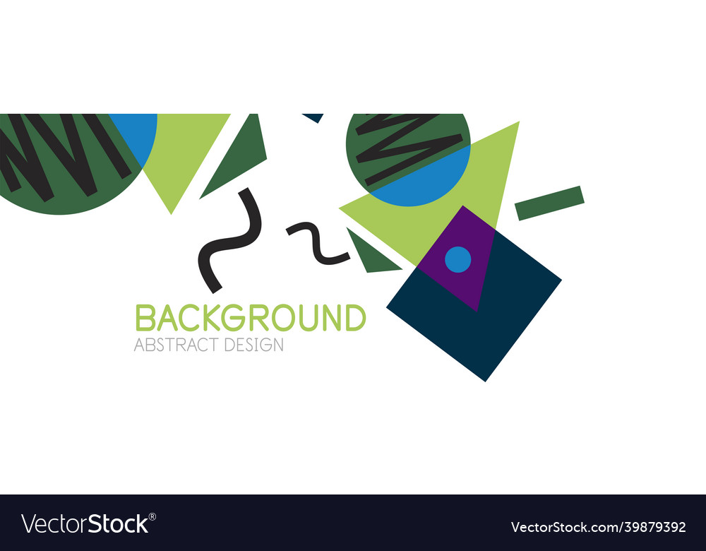 Abstract background blocks lines triangles