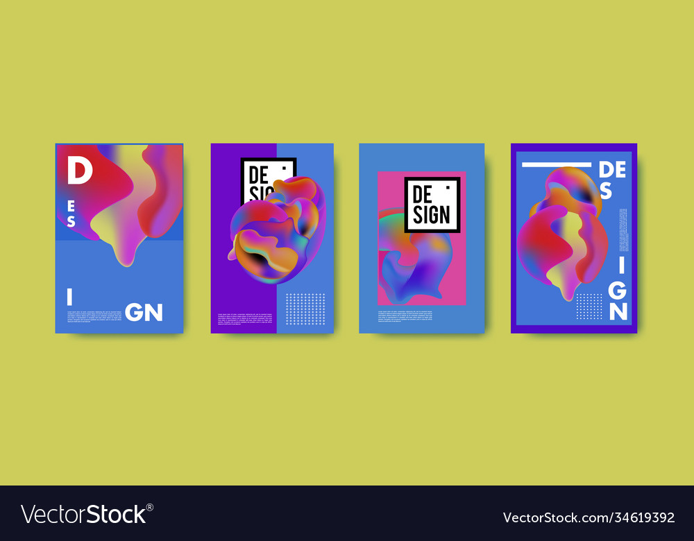 Abstract colorful liquid and fluid pattern