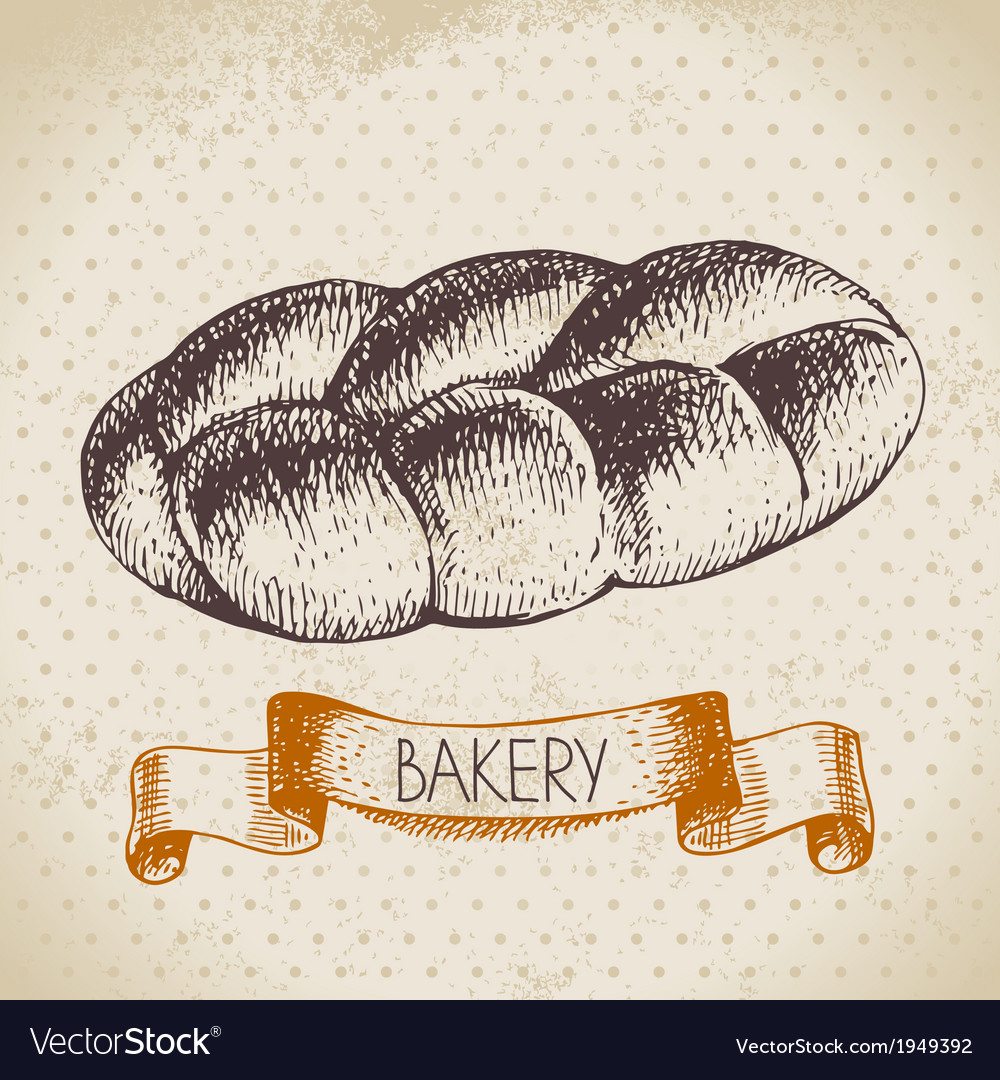 Bakery sketch background