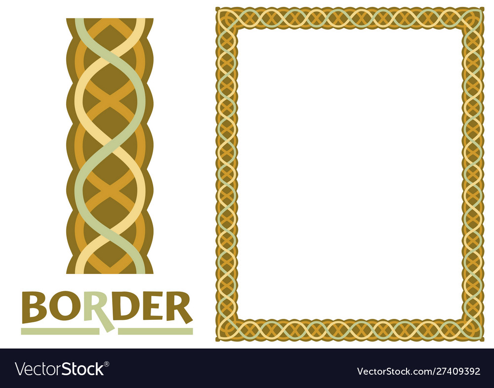 Certificates and awards borders - tiled frame