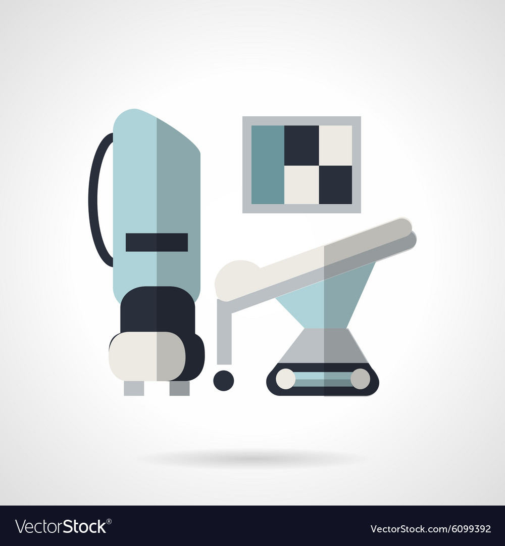 Flat style icon for mri