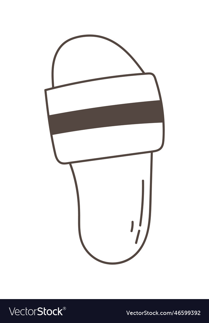 Flip flop shoes Royalty Free Vector Image - VectorStock