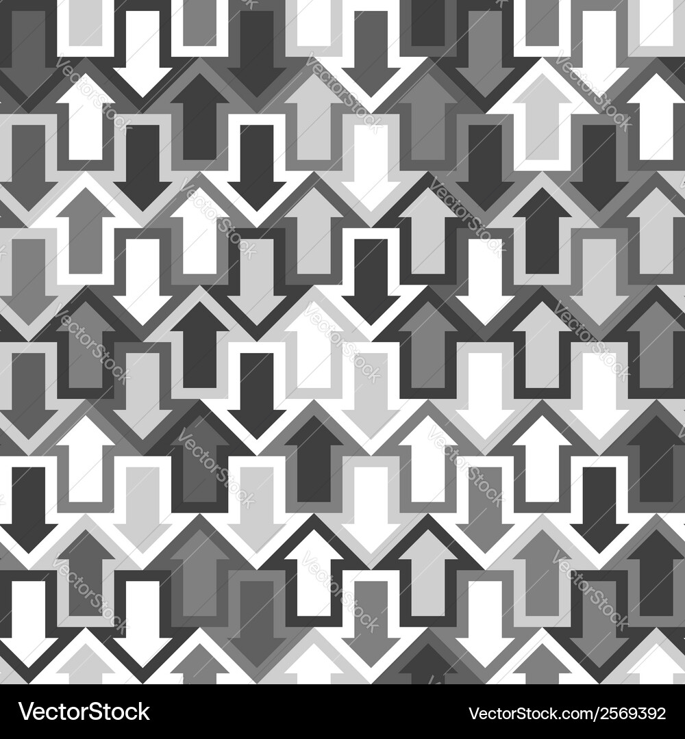 Seamless pattern with arrows Royalty Free Vector Image