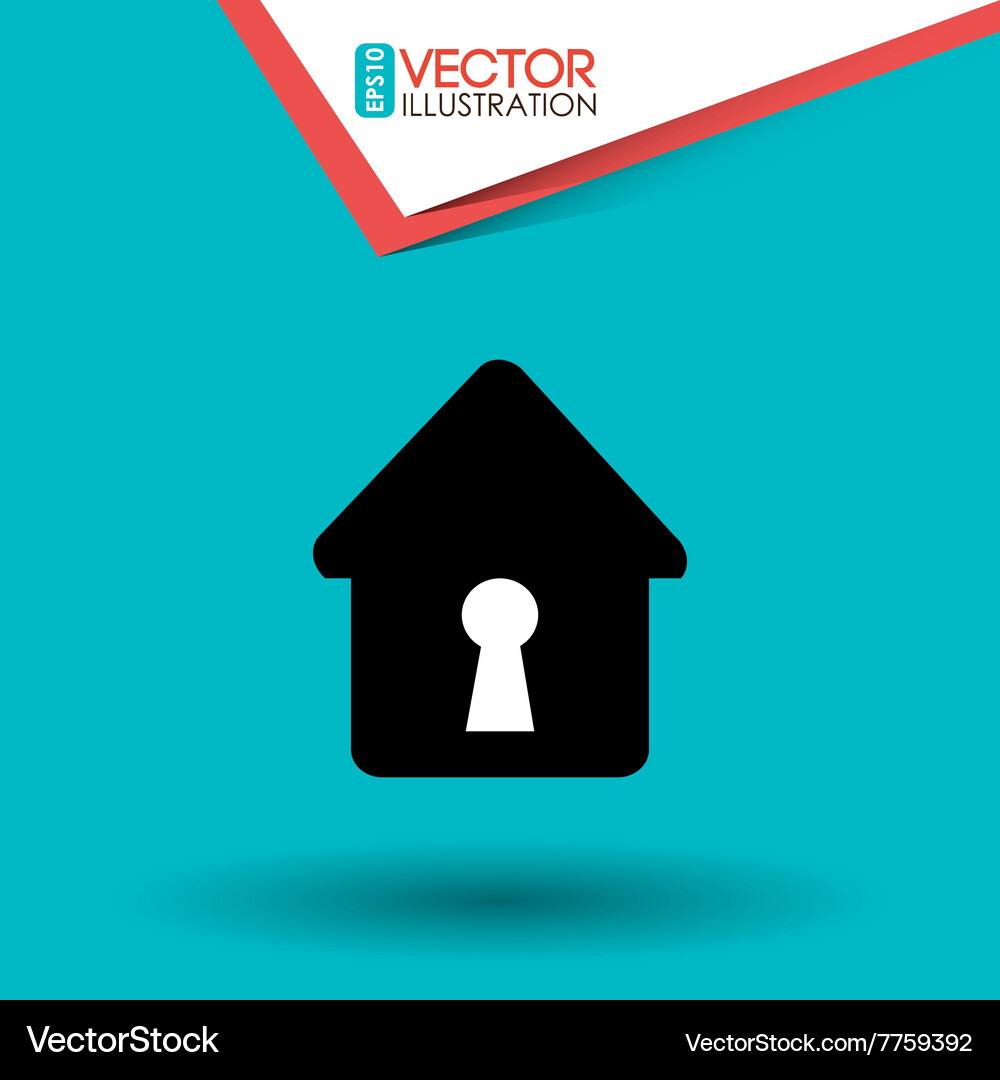 Security system design Royalty Free Vector Image