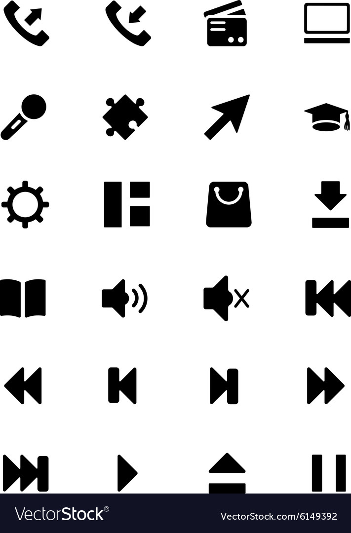 Universal web and mobile icons 3