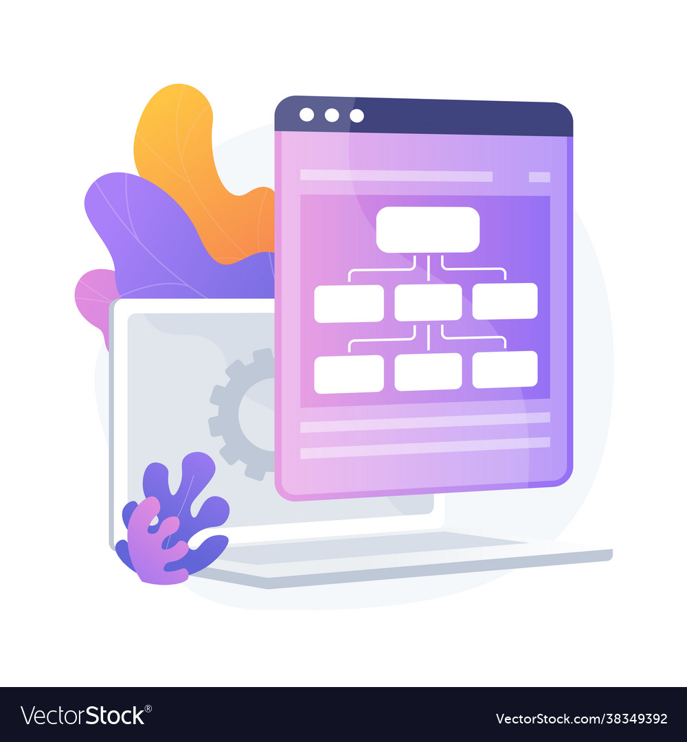 Web hosting service concept metaphor
