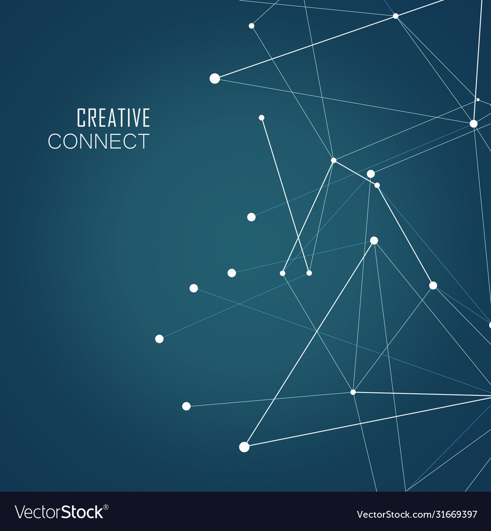 Abstract molecules technology structure