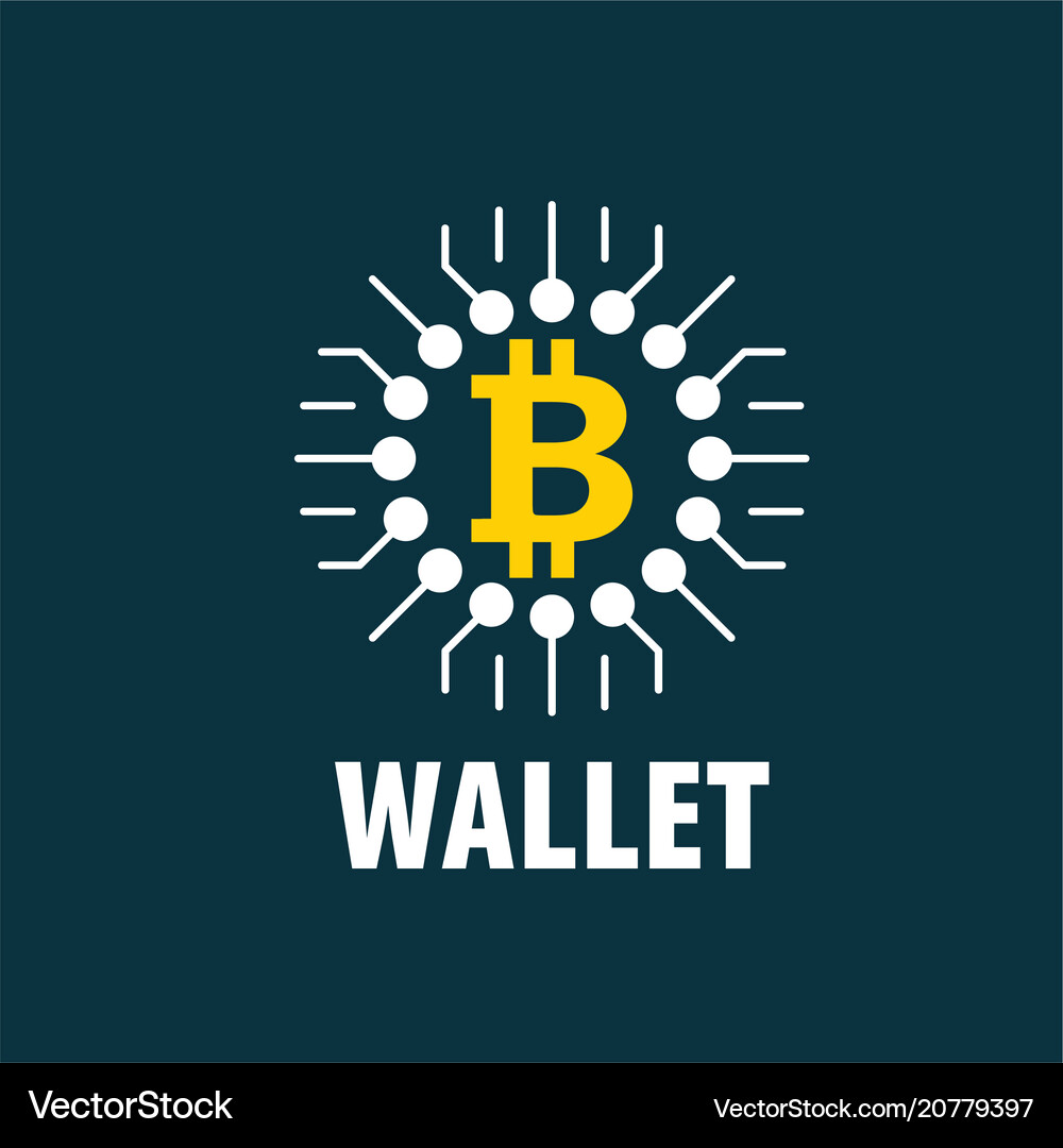 Bitcoin wallet Royalty Free Vector Image - VectorStock