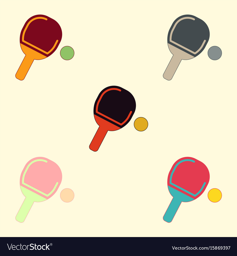 Ping pong racket collection