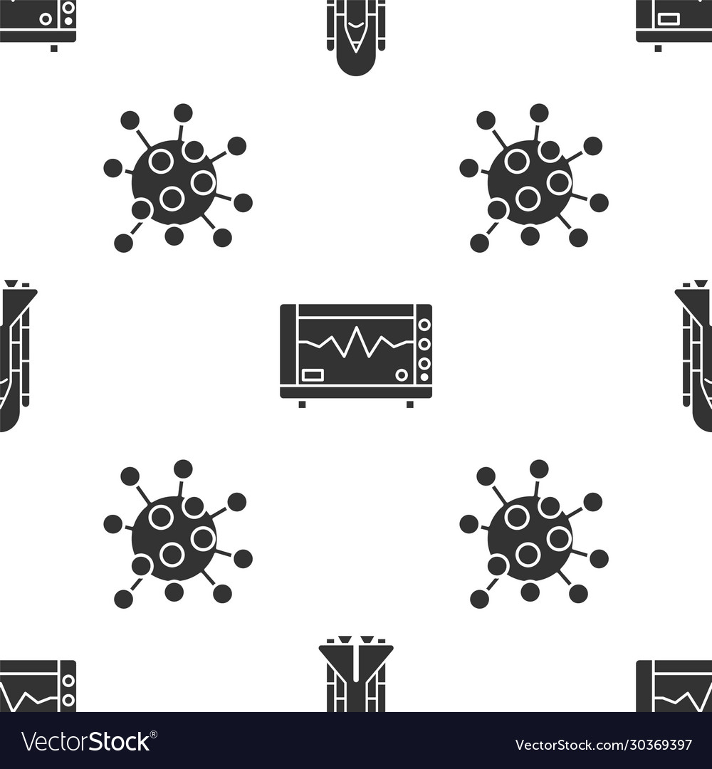 Set space shuttle and rockets computer monitor vector image Set space shuttle and rockets computer monitor