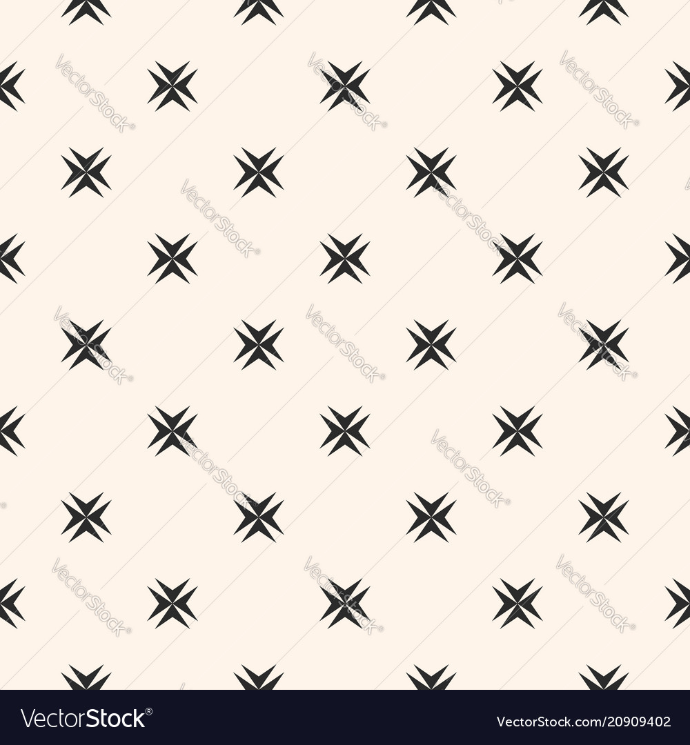 Geometric Cross Pattern