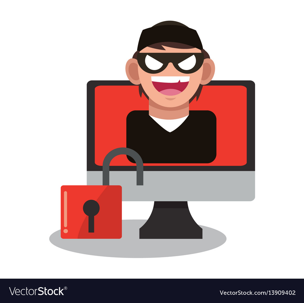 Internet security related icons image Vector Image Internet security related icons image