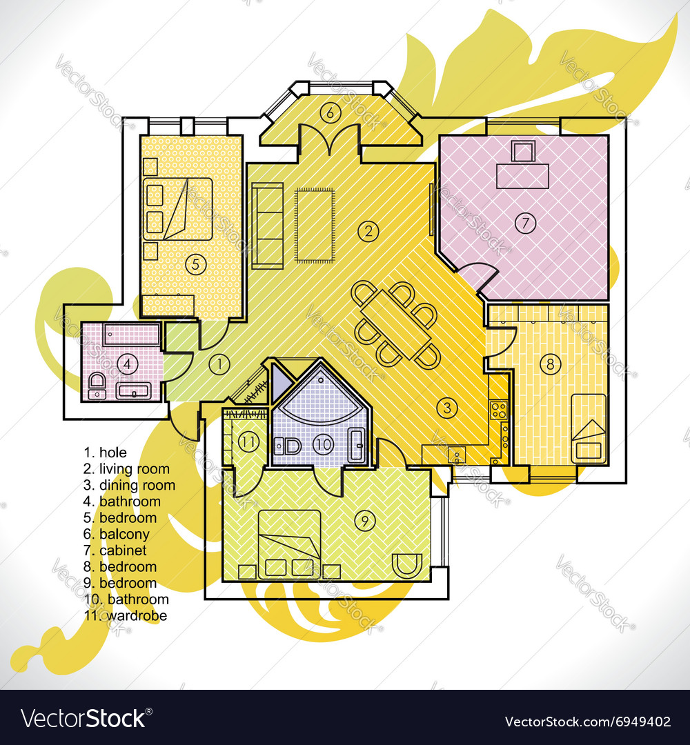 Plan of apartment