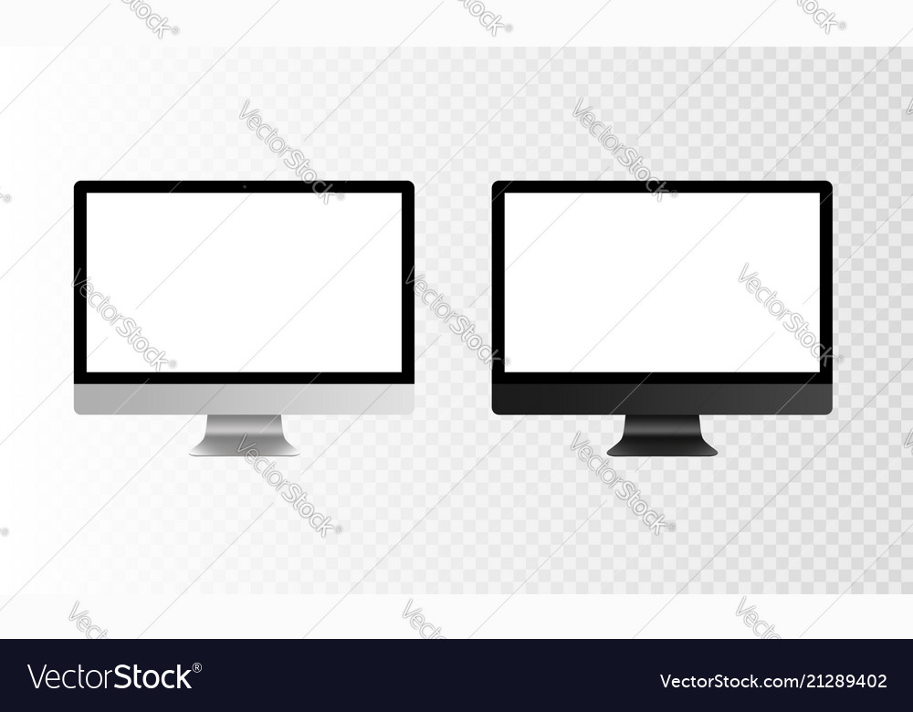 Realistic Computer Monitor Set