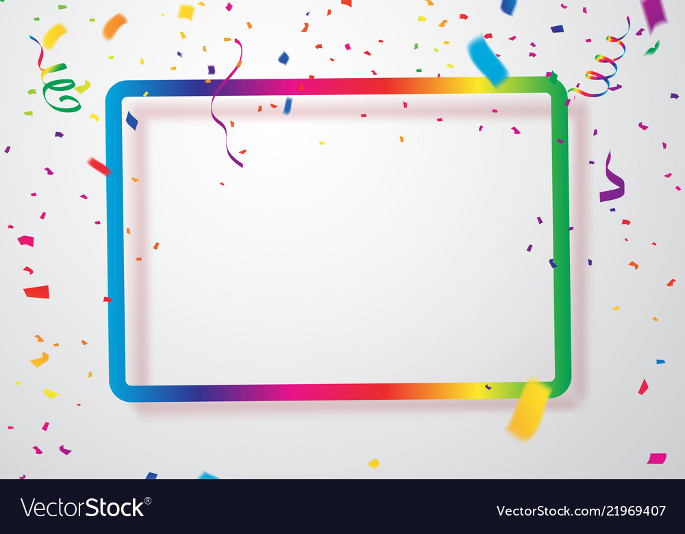 Bunte Konfetti Feier Hintergrund