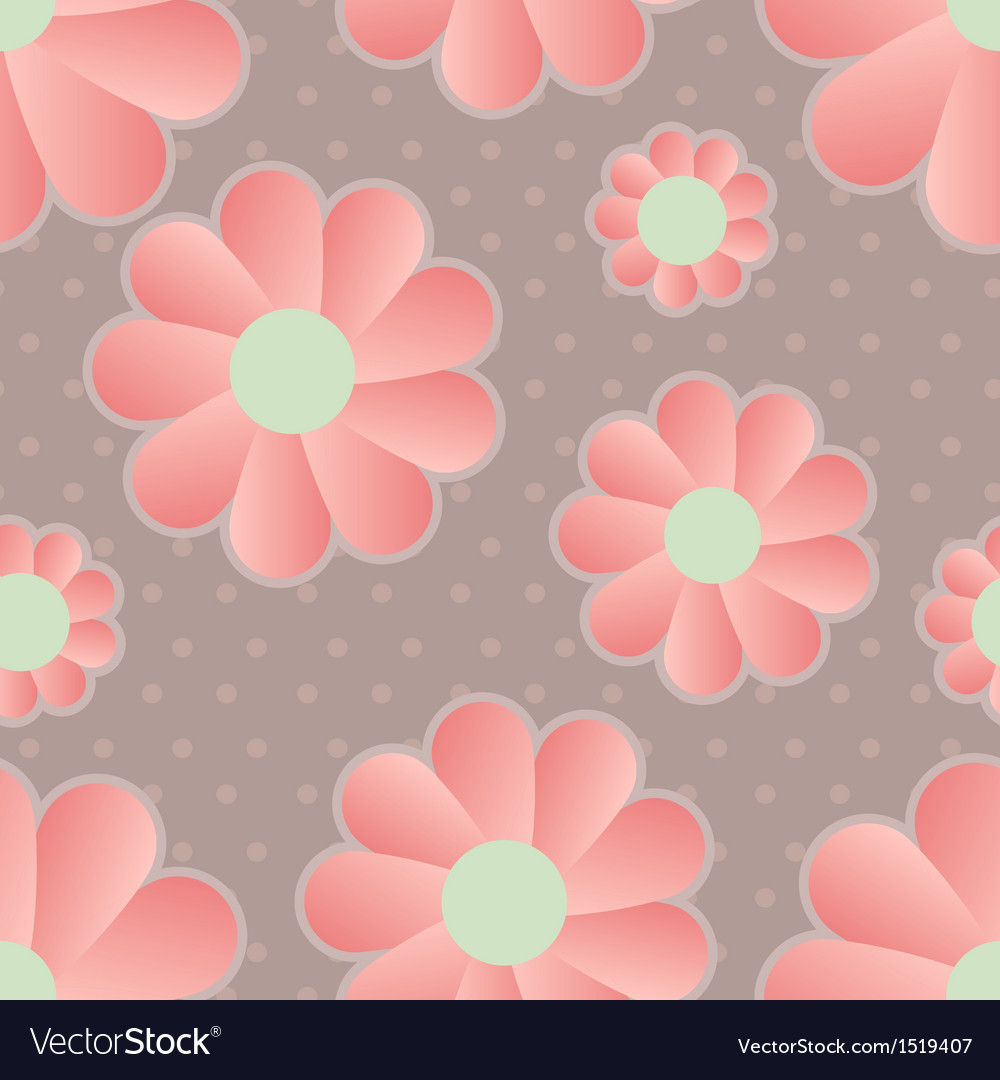 Daisy retro background