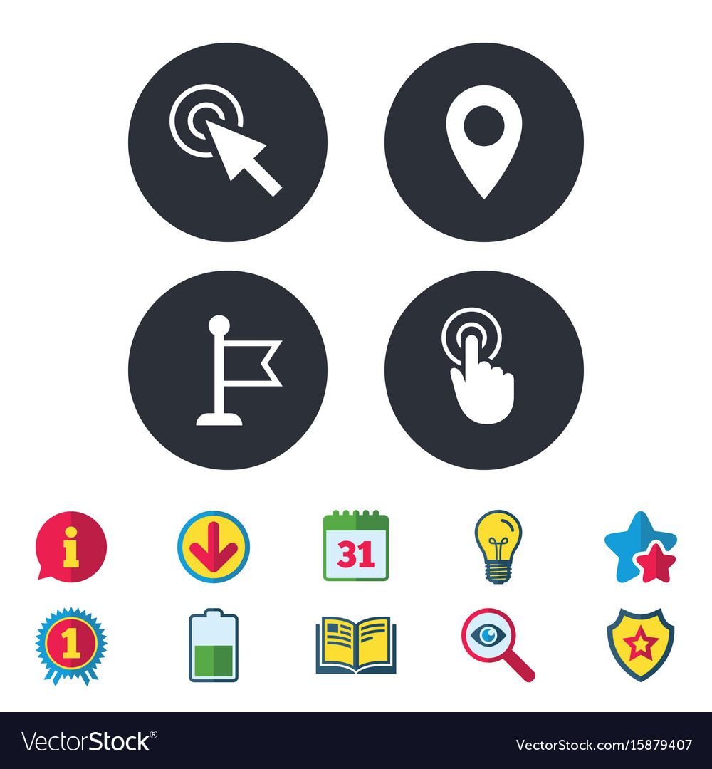 Pointer & Cursor Icons - Map & Location