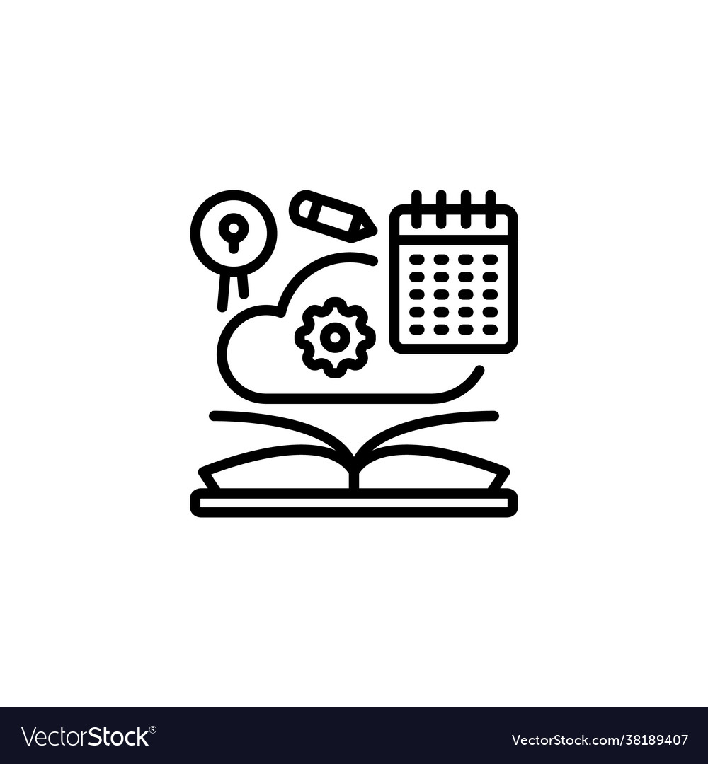 Self-paced e-learning icon in logotype