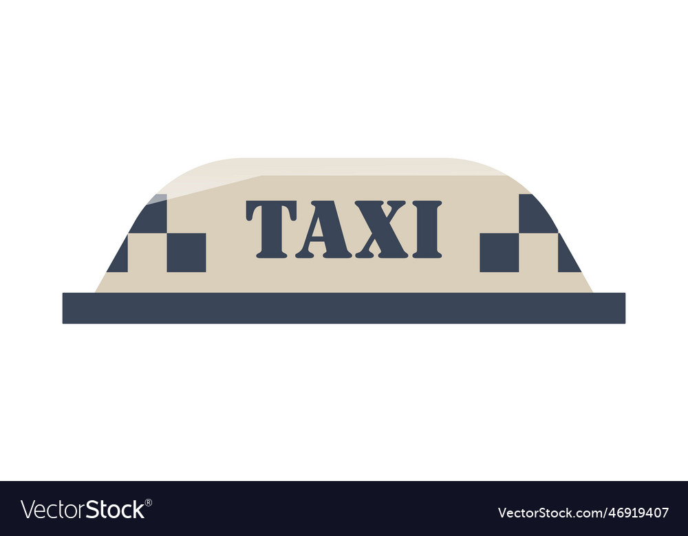 Taxi Schild Konzept