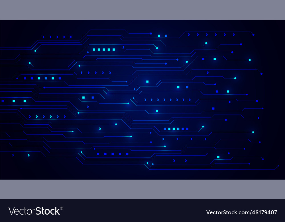 Technology background with hi-tech digital data vector image Technology background with hi-tech digital data