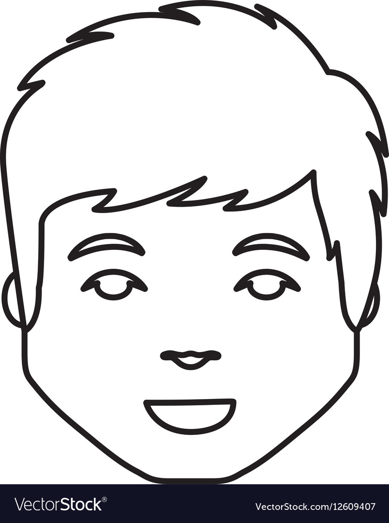 Young man avatar character Royalty Free Vector Image