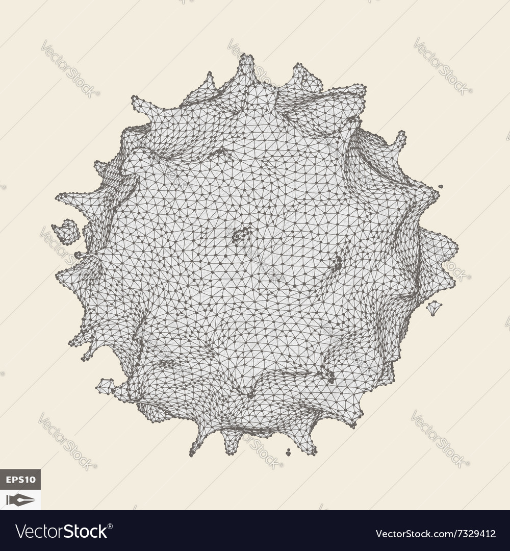 Abstract 3D Sphere Mesh