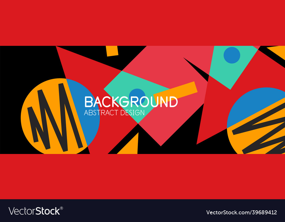 Abstract background with blocks lines geometric