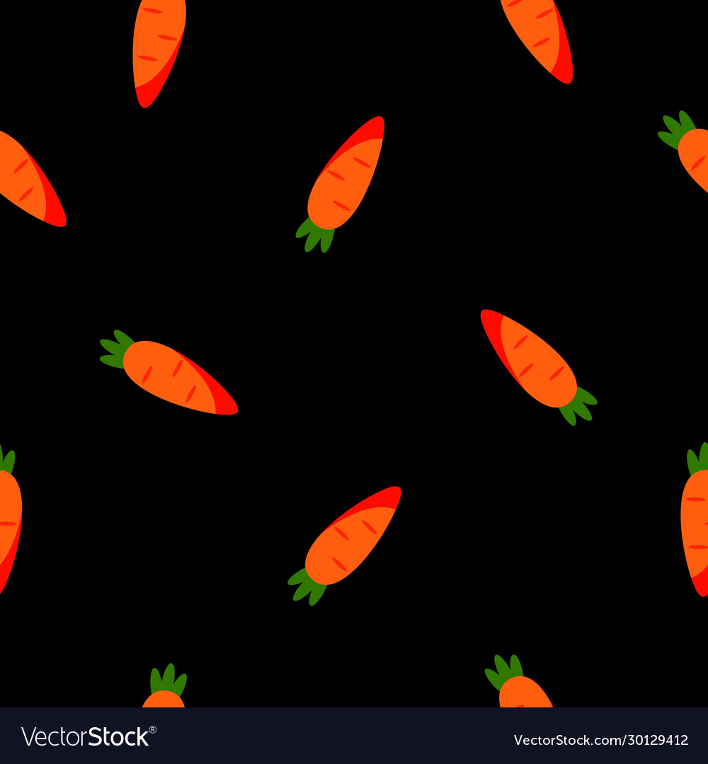 Abstract carrot seamless pattern background Vector Image Abstract carrot seamless pattern background