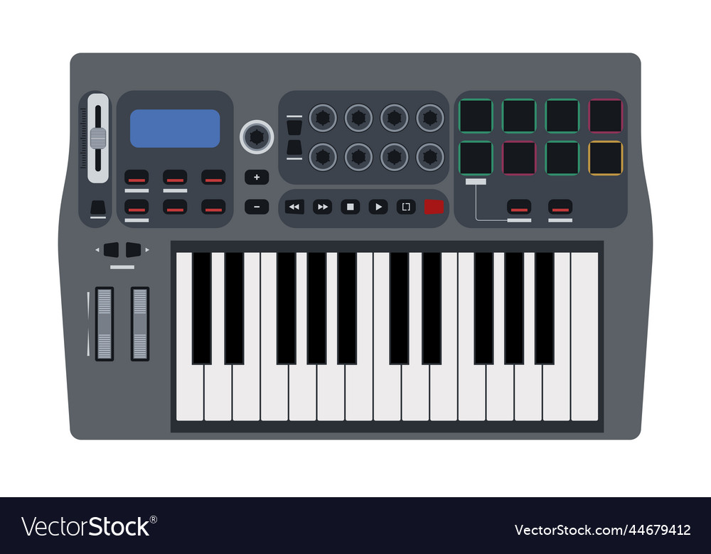 Analog Synthesizer Keyboard