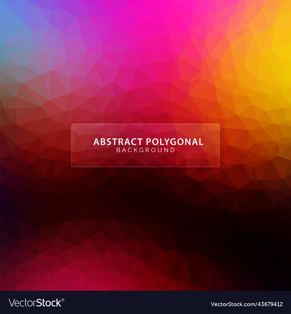 Dark Low Poly Triangular Background