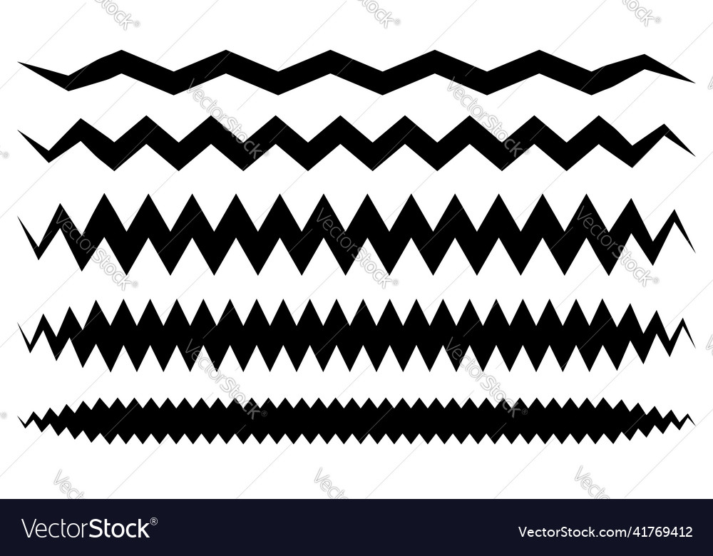 Line stripe element with distorted deformed effect Vector Image Line stripe element with distorted deformed effect