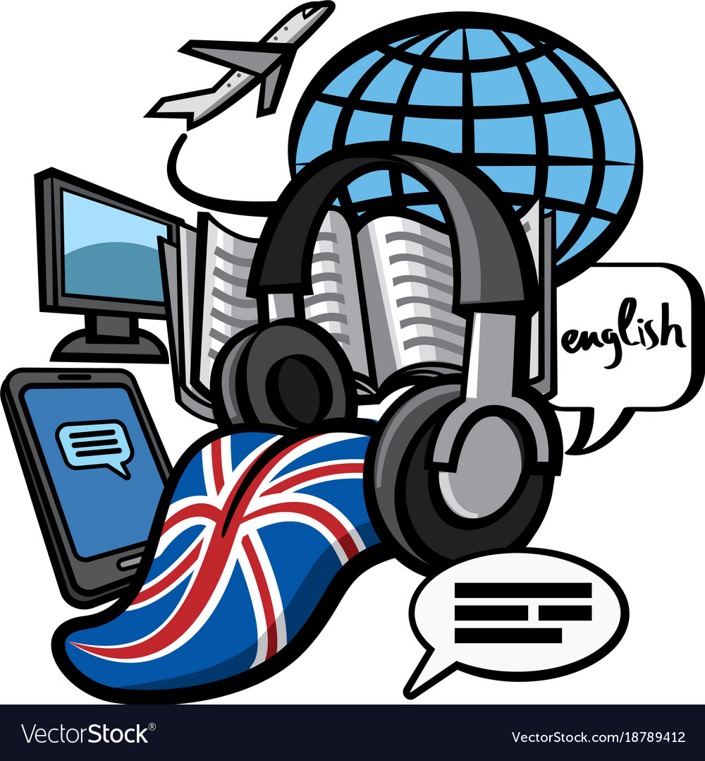 Of study english Royalty Free Vector Image - VectorStock