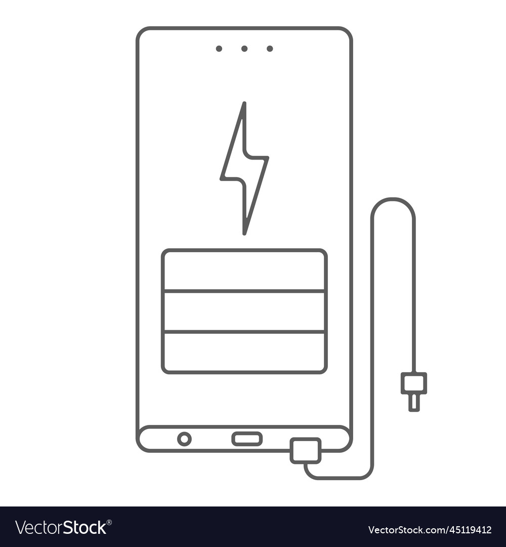 Power bank charger design Royalty Free Vector Image